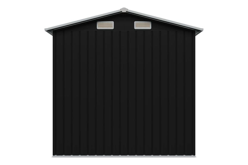 vidaXL 47028 Garden Storage Shed Anthracite Steel 204x132x186cm vidaXL 47028 Garden Storage Shed Anthracite Steel 204x132x186cm