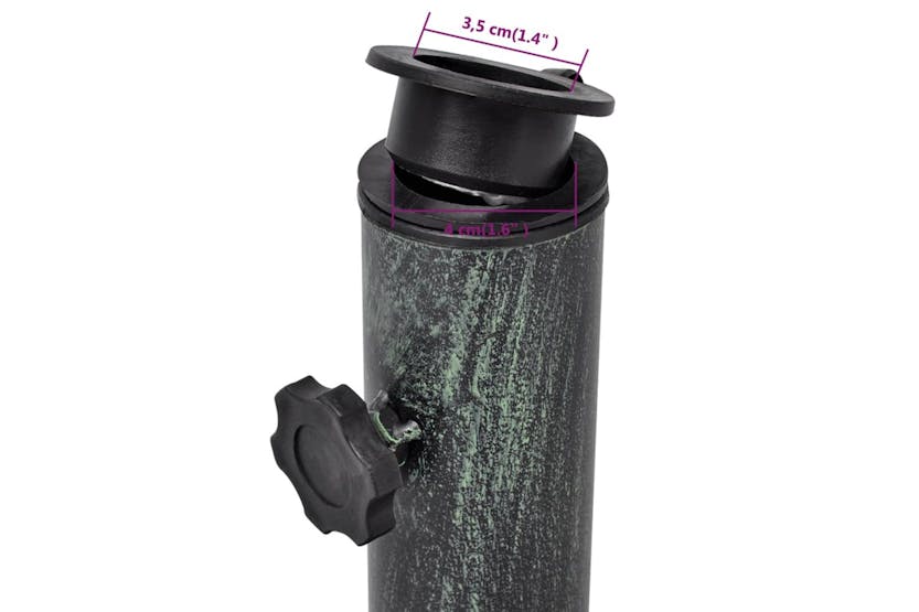 vidaXL 42171 Umbrella Base Cast Iron 12 Kg 48cm vidaXL 42171 Umbrella Base Cast Iron 12 Kg 48cm