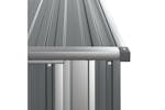 vidaXL 150900 Garden Shed Grey 118.5x97x209.5cm Galvanised Steel vidaXL 150900 Garden Shed Grey 118.5x97x209.5cm Galvanised Steel