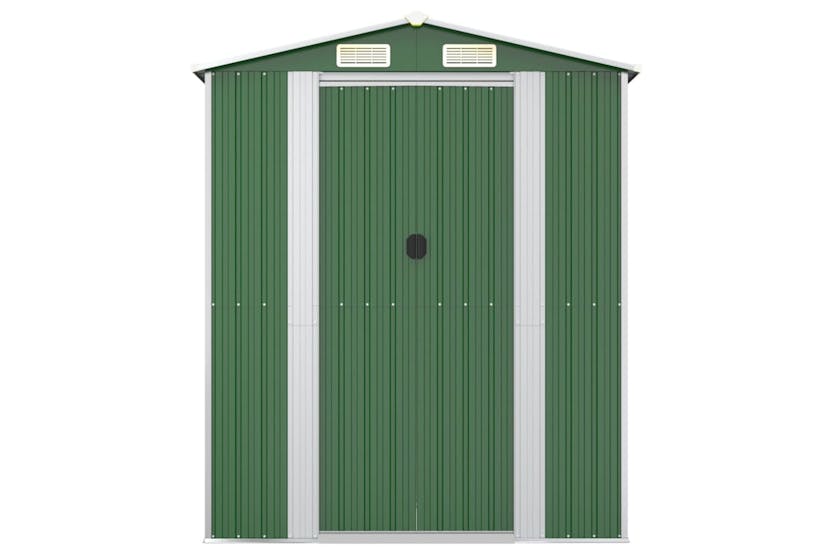 vidaXL 3147431 Garden Shed Green 192x523x223cm Galvanised Steel vidaXL 3147431 Garden Shed Green 192x523x223cm Galvanised Steel