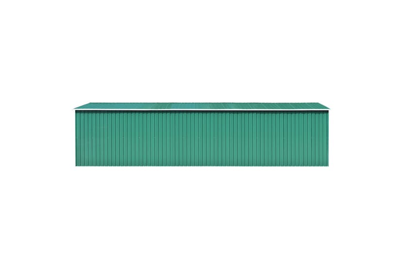 vidaXL 47032 Garden Shed Green 257x779x181cm Galvanised Steel vidaXL 47032 Garden Shed Green 257x779x181cm Galvanised Steel