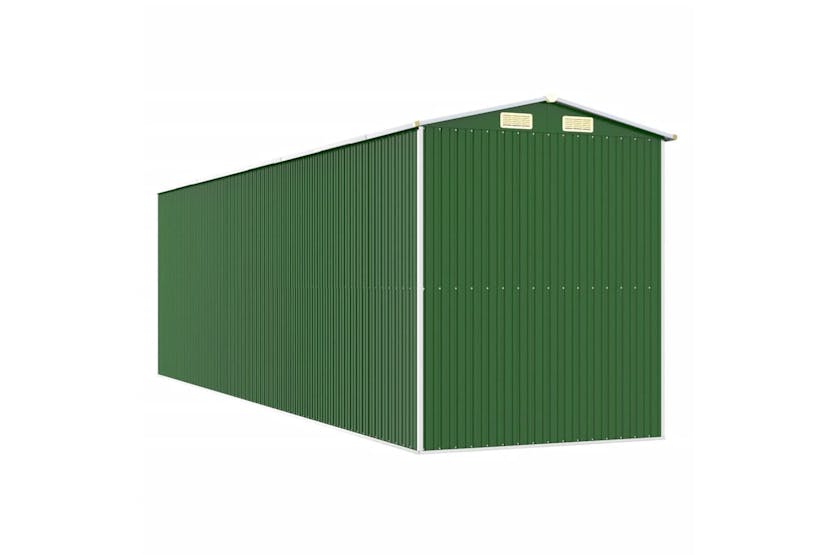 vidaXL 3147433 Garden Shed Green 192x689x223cm Galvanised Steel vidaXL 3147433 Garden Shed Green 192x689x223cm Galvanised Steel