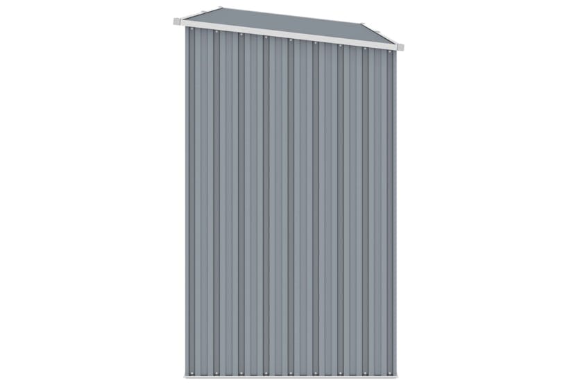 vidaXL 46294 Garden Firewood Shed Grey 245x98x159cm Galvanised Steel vidaXL 46294 Garden Firewood Shed Grey 245x98x159cm Galvanised Steel