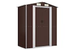 vidaXL 319273 Garden Shed Dark Brown 192x108x223cm Galvanised Steel vidaXL 319273 Garden Shed Dark Brown 192x108x223cm Galvanised Steel