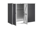 vidaXL 316215 Garden Tool Shed Anthracite 225x89x161cm Galvanised Steel vidaXL 316215 Garden Tool Shed Anthracite 225x89x161cm Galvanised Steel