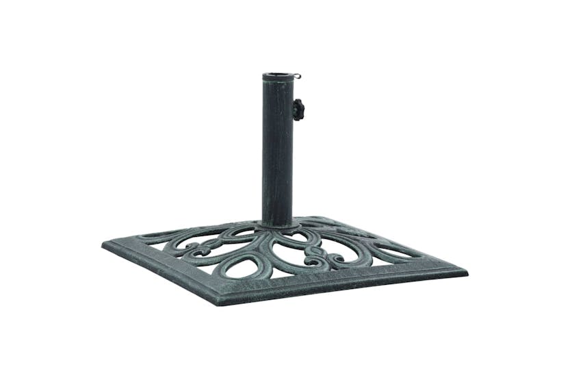 vidaXL 47866 Umbrella Base Green 12 Kg 49cm Cast Iron vidaXL 47866 Umbrella Base Green 12 Kg 49cm Cast Iron