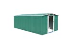 vidaXL 143348 Garden Shed 257x489x181cm Metal Green vidaXL 143348 Garden Shed 257x489x181cm Metal Green