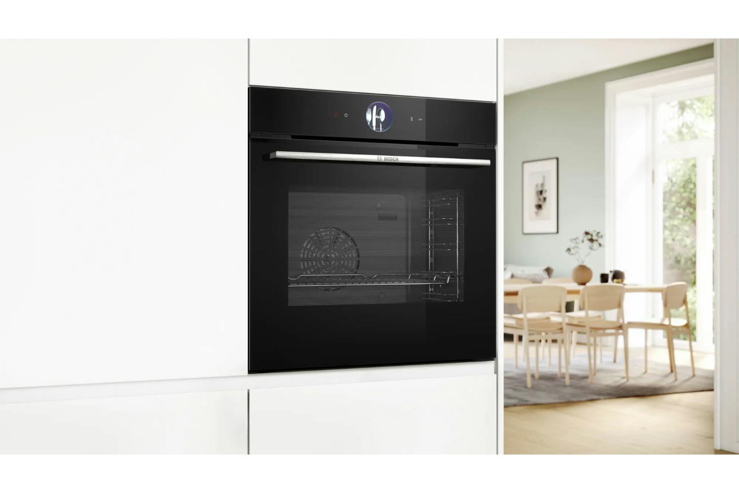 Bosch Series 8 Built-in Single Oven with Steam Function | HSG7364B1B