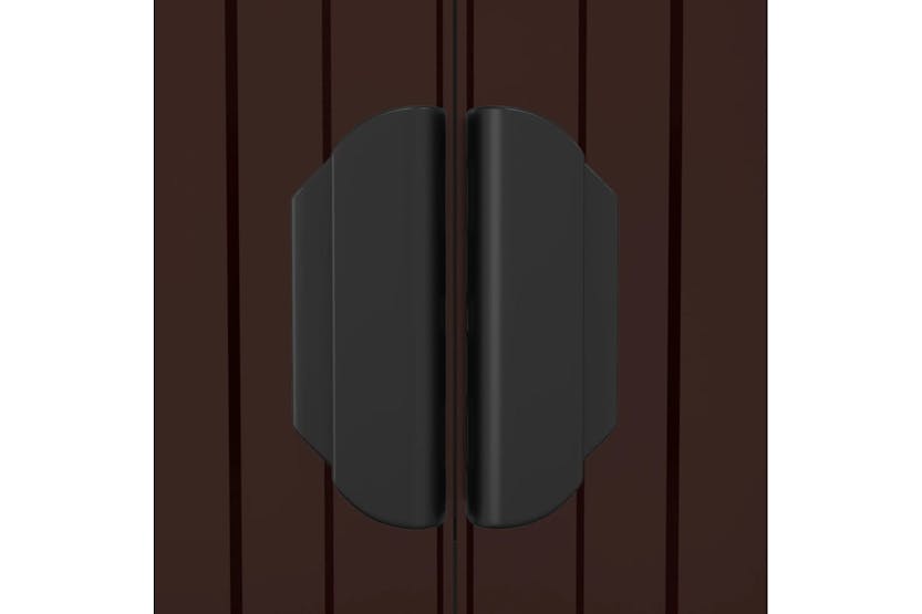 vidaXL 3147463 Garden Shed Dark Brown 192x440x223cm Galvanised Steel vidaXL 3147463 Garden Shed Dark Brown 192x440x223cm Galvanised Steel