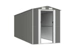 vidaXL 3147442 Garden Shed Light Grey 192x523x223cm Galvanised Steel vidaXL 3147442 Garden Shed Light Grey 192x523x223cm Galvanised Steel