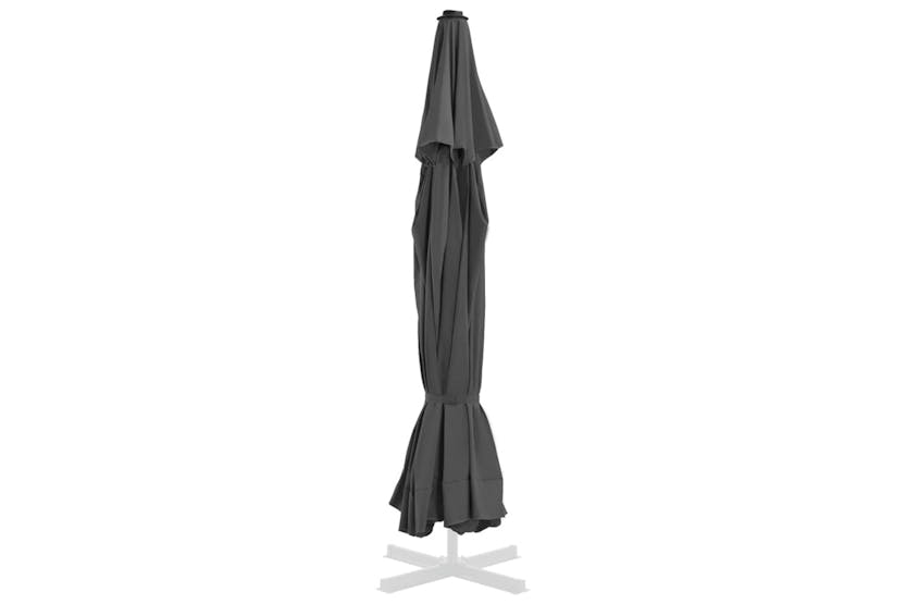 vidaXL 312540 Replacement Fabric For Outdoor Parasol Anthracite 500cm vidaXL 312540 Replacement Fabric For Outdoor Parasol Anthracite 500cm