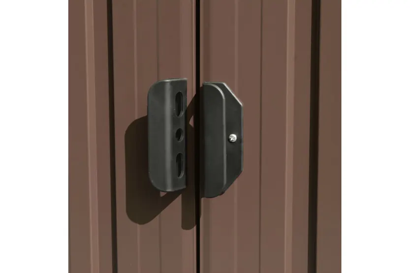 vidaXL 143351 Garden Shed 257x489x181cm Metal Brown vidaXL 143351 Garden Shed 257x489x181cm Metal Brown