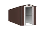 vidaXL 3147465 Garden Shed Dark Brown 192x606x223cm Galvanised Steel vidaXL 3147465 Garden Shed Dark Brown 192x606x223cm Galvanised Steel