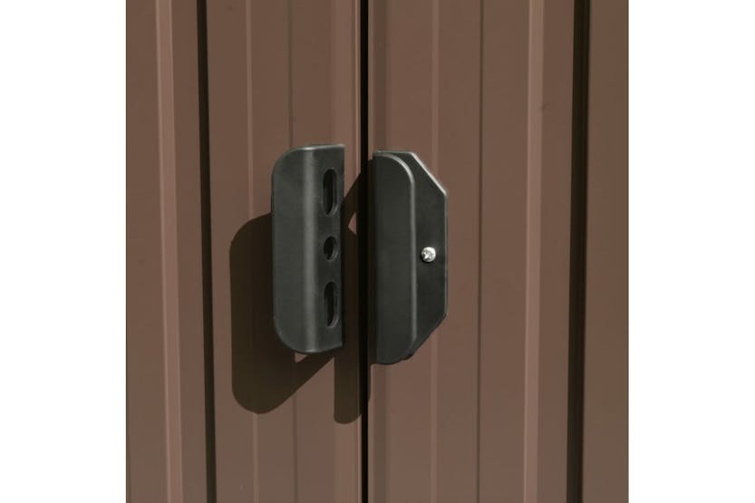 vidaXL 143343 Garden Shed 257x298x178cm Metal Brown vidaXL 143343 Garden Shed 257x298x178cm Metal Brown