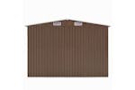 vidaXL 143343 Garden Shed 257x298x178cm Metal Brown vidaXL 143343 Garden Shed 257x298x178cm Metal Brown