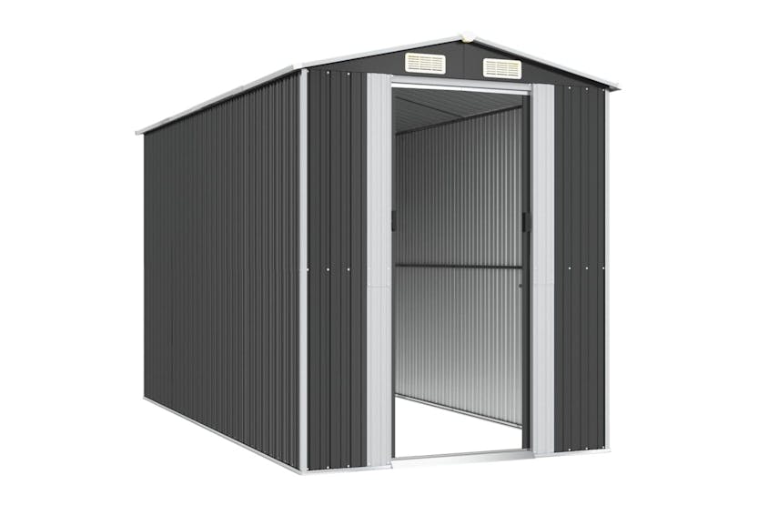 vidaXL 3147451 Garden Shed Anthracite 192x357x223cm Galvanised Steel vidaXL 3147451 Garden Shed Anthracite 192x357x223cm Galvanised Steel