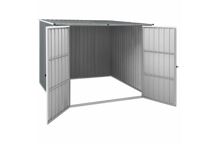 vidaXL 46254 Garden Shed Grey 195x198x159cm Galvanised Steel vidaXL 46254 Garden Shed Grey 195x198x159cm Galvanised Steel