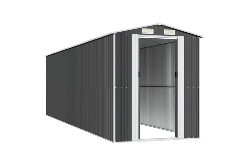 vidaXL 3147455 Garden Shed Anthracite 192x689x223cm Galvanised Steel vidaXL 3147455 Garden Shed Anthracite 192x689x223cm Galvanised Steel