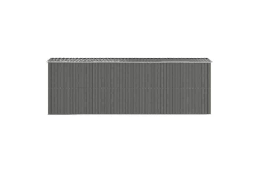 vidaXL 3147443 Garden Shed Light Grey 192x606x223cm Galvanised Steel vidaXL 3147443 Garden Shed Light Grey 192x606x223cm Galvanised Steel