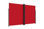 vidaXL 318089 Retractable Side Awning Red 220x1200cm vidaXL 318089 Retractable Side Awning Red 220x1200cm