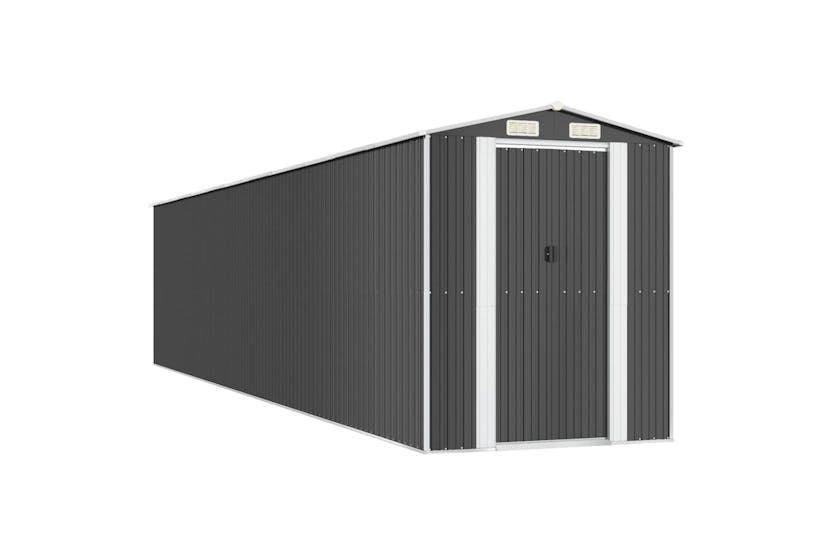 vidaXL 3147458 Garden Shed Anthracite 192x938x223cm Galvanised Steel vidaXL 3147458 Garden Shed Anthracite 192x938x223cm Galvanised Steel