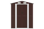vidaXL 3147464 Garden Shed Dark Brown 192x523x223cm Galvanised Steel vidaXL 3147464 Garden Shed Dark Brown 192x523x223cm Galvanised Steel