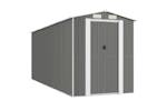 vidaXL 3147442 Garden Shed Light Grey 192x523x223cm Galvanised Steel vidaXL 3147442 Garden Shed Light Grey 192x523x223cm Galvanised Steel