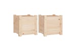 vidaXL 810523 Garden Planters 2 Pcs 31x31x31cm Solid Pinewood vidaXL 810523 Garden Planters 2 Pcs 31x31x31cm Solid Pinewood