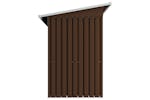 vidaXL 47027 Garden Storage Shed Brown 194x121x181cm Steel vidaXL 47027 Garden Storage Shed Brown 194x121x181cm Steel