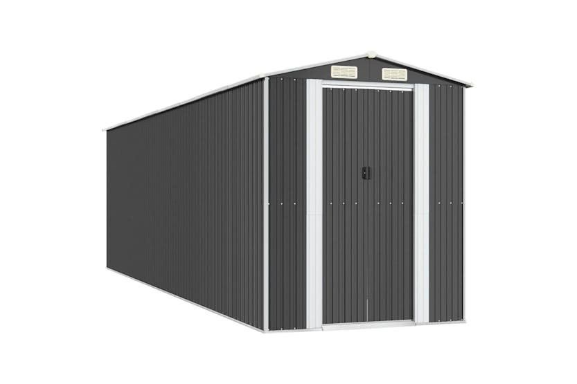vidaXL 3147455 Garden Shed Anthracite 192x689x223cm Galvanised Steel vidaXL 3147455 Garden Shed Anthracite 192x689x223cm Galvanised Steel