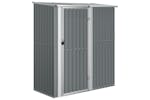 vidaXL 150904 Garden Shed Grey 180.5x97x209.5cm Galvanised Steel vidaXL 150904 Garden Shed Grey 180.5x97x209.5cm Galvanised Steel