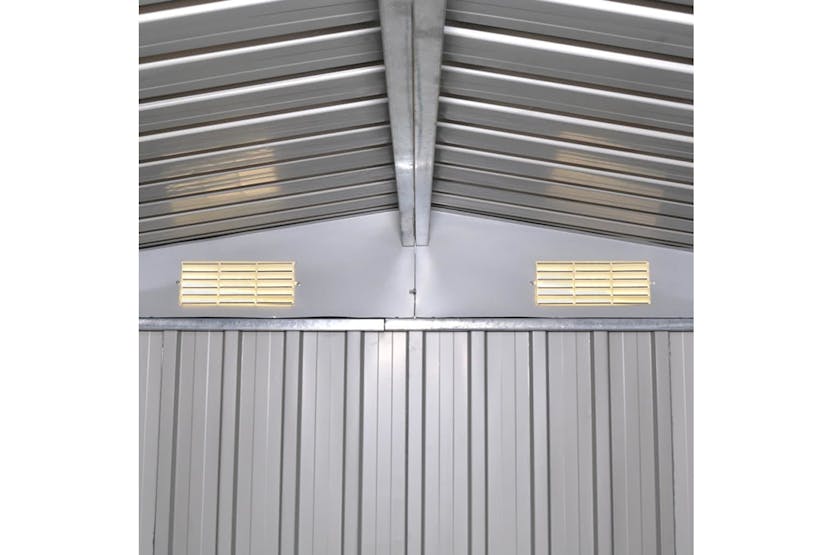 vidaXL 42910 Garden Storage Shed Green Metal 257x205x178cm vidaXL 42910 Garden Storage Shed Green Metal 257x205x178cm