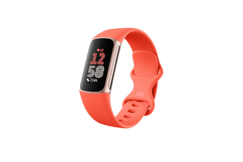 Fitbit Charge 6 Fitness Tracker | Coral & Champagne Gold Fitbit Charge 6 Fitness Tracker | Coral & Champagne Gold
