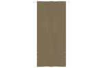 vidaXL 148525 Balcony Screen Taupe 120x240cm Oxford Fabric vidaXL 148525 Balcony Screen Taupe 120x240cm Oxford Fabric
