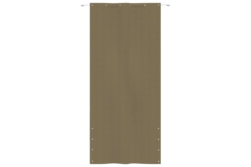 vidaXL 148525 Balcony Screen Taupe 120x240cm Oxford Fabric vidaXL 148525 Balcony Screen Taupe 120x240cm Oxford Fabric