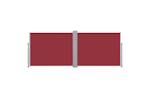 vidaXL 48489 Retractable Side Awning Red 140x1000cm vidaXL 48489 Retractable Side Awning Red 140x1000cm