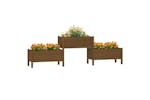 vidaXL 822255 Planter Honey Brown 245.5x44x75cm Solid Wood Pine vidaXL 822255 Planter Honey Brown 245.5x44x75cm Solid Wood Pine