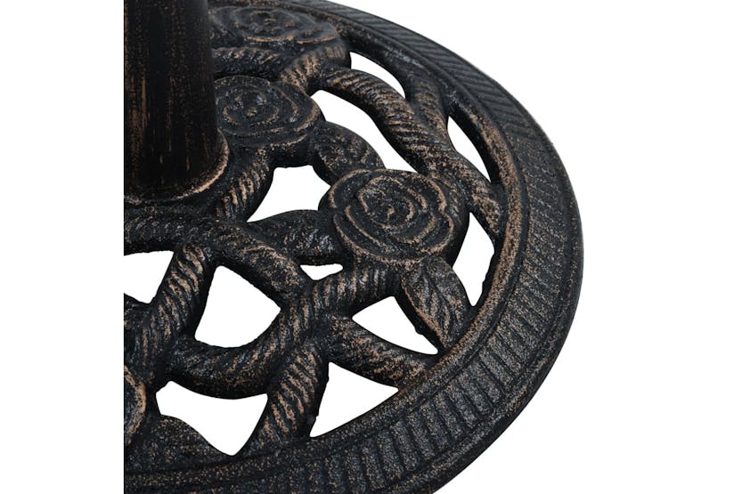vidaXL 47865 Umbrella Base Black And Bronze 9 Kg 40cm Cast Iron vidaXL 47865 Umbrella Base Black And Bronze 9 Kg 40cm Cast Iron