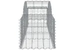 vidaXL 3146258 Arched Gabion Baskets 3 Pcs 200x50x40/60cm Galvanised Iron vidaXL 3146258 Arched Gabion Baskets 3 Pcs 200x50x40/60cm Galvanised Iron
