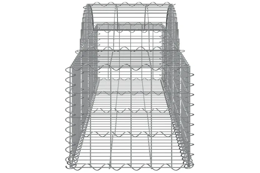 vidaXL 3146264 Arched Gabion Baskets 9 Pcs 200x50x40/60cm Galvanised Iron vidaXL 3146264 Arched Gabion Baskets 9 Pcs 200x50x40/60cm Galvanised Iron