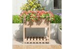 vidaXL 823794 Planter With Shelf 82.5x82.5x81cm Solid Wood Pine vidaXL 823794 Planter With Shelf 82.5x82.5x81cm Solid Wood Pine