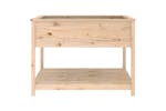 vidaXL 823801 Planter With Shelf 111.5x111.5x81cm Solid Wood Pine vidaXL 823801 Planter With Shelf 111.5x111.5x81cm Solid Wood Pine