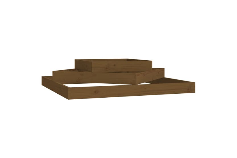 vidaXL 823888 Planter Honey Brown 112x112x27cm Solid Wood Pine vidaXL 823888 Planter Honey Brown 112x112x27cm Solid Wood Pine