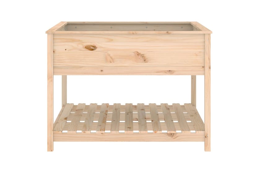 vidaXL 823801 Planter With Shelf 111.5x111.5x81cm Solid Wood Pine vidaXL 823801 Planter With Shelf 111.5x111.5x81cm Solid Wood Pine