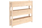 vidaXL 823920 Planter 112x25x104.5cm Solid Wood Pine vidaXL 823920 Planter 112x25x104.5cm Solid Wood Pine