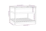 vidaXL 823804 Planter With Shelf Honey Brown 111.5x111.5x81cm Solid Wood Pine vidaXL 823804 Planter With Shelf Honey Brown 111.5x111.5x81cm Solid Wood Pine