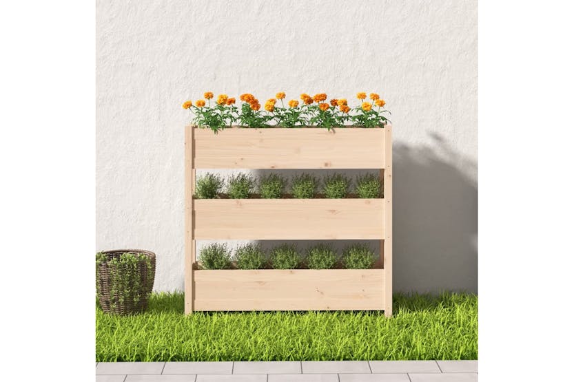 vidaXL 823920 Planter 112x25x104.5cm Solid Wood Pine vidaXL 823920 Planter 112x25x104.5cm Solid Wood Pine