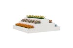 vidaXL 823893 Planter White 80x80x27cm Solid Wood Pine vidaXL 823893 Planter White 80x80x27cm Solid Wood Pine