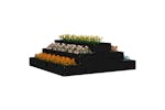 vidaXL 823896 Planter Black 80x80x27cm Solid Wood Pine vidaXL 823896 Planter Black 80x80x27cm Solid Wood Pine