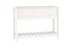 vidaXL 823767 Planter With Shelf White 111.5x34.5x81cm Solid Wood Pine vidaXL 823767 Planter With Shelf White 111.5x34.5x81cm Solid Wood Pine